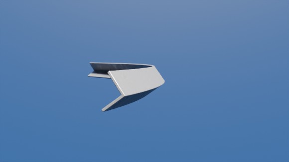 Angle rolled heel-out