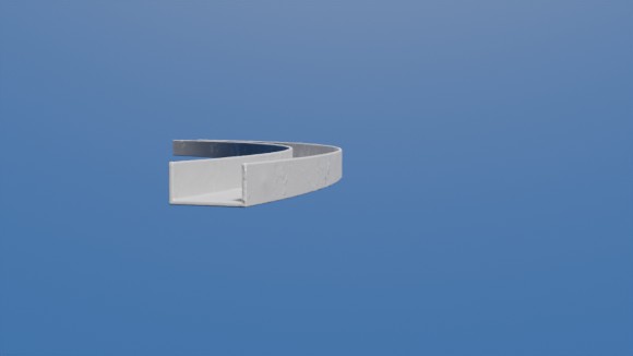 Channel rolled hard-way