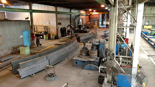Ramco Fabricators structural bending bay
