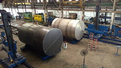 Stainless and carbon steel tank
